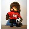 Peluche Kiki foot maillot rouge